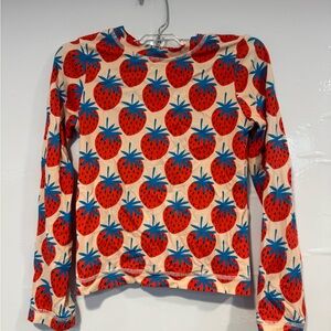 Hanna Anderson strawberry swim coverup